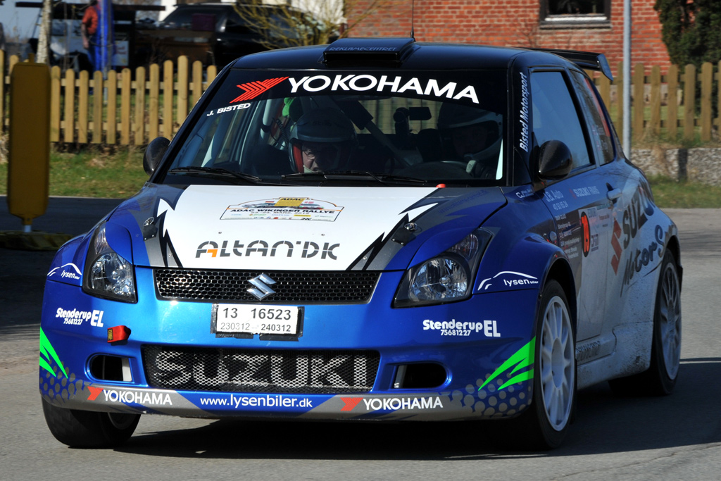 Jesper Bisted og Arne Pagh starter i Store Bededagsferien i Sulinger Land Rally.